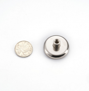 Pot magnet Ø36x18.5 mm, M3 Female threaded stud Pot magnet Ø36x18.5 mm, M3 Female threaded stud