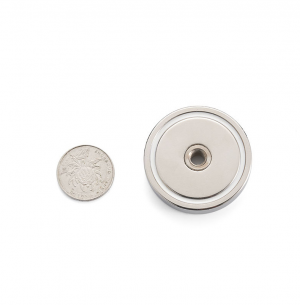 Pot magnet Ø42x8.8 mm, M6 internal thread Pot magnet Ø42x8.8 mm, M6 internal thread