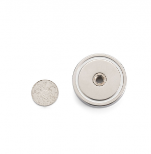 Pot magnet Ø60x15 mm, M8 internal thread Pot magnet Ø60x15 mm, M8 internal thread