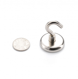 Pot magnet Ø36mm with hook