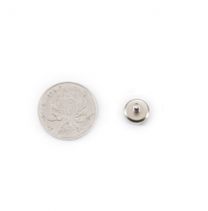 Pot magnet Ø12x12 mm, M3 Male threaded stud