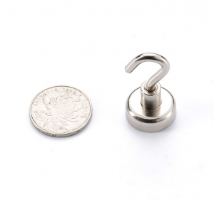 Pot magnet Ø20mm with hook