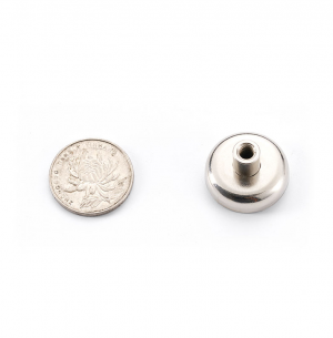 Pot magnet Ø25x17 mm, M5 Female threaded stud Pot magnet Ø25x17 mm, M5 Female threaded stud