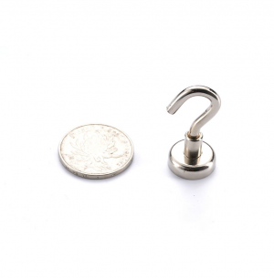 Pot magnet Ø16mm with hook