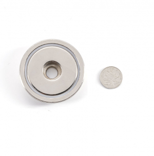 Pot magnet Ø75x17.8 mm with counterbore hole Pot magnet Ø75x17.8 mm with counterbore hole